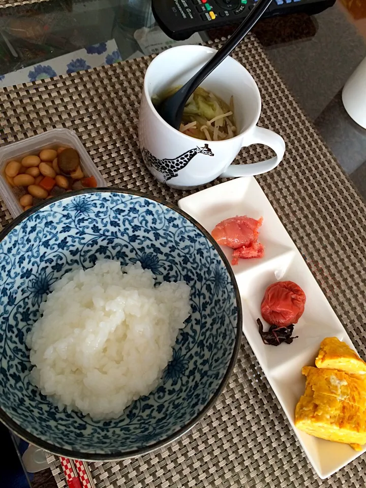 インフルBにかかり、朝食はお粥💦|Satomi Ichikawaさん