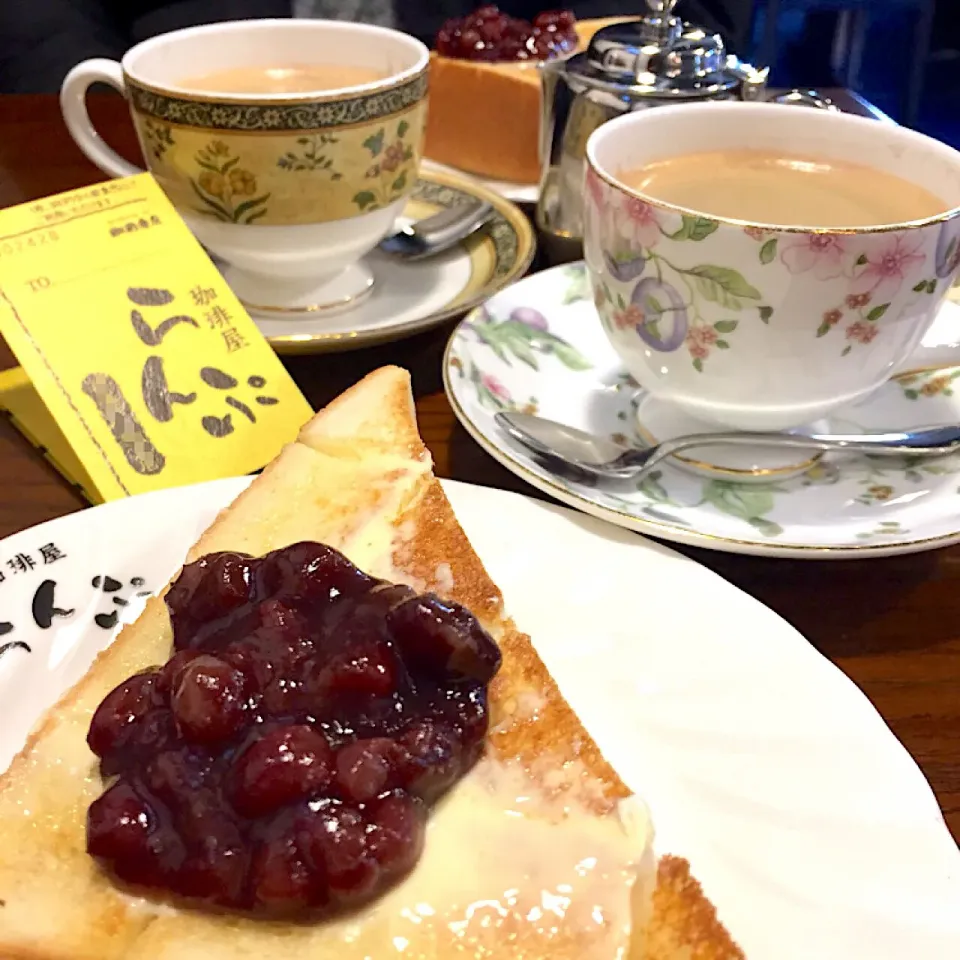 らんぷでモーニング☕️ #小倉トースト #名古屋めし|ヨッチャンさん