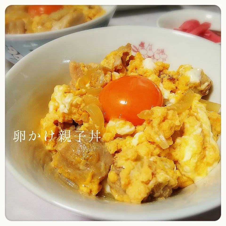 Snapdishの料理写真:卵かけ親子丼🥚🐣🐔|めぐチー🌿さん