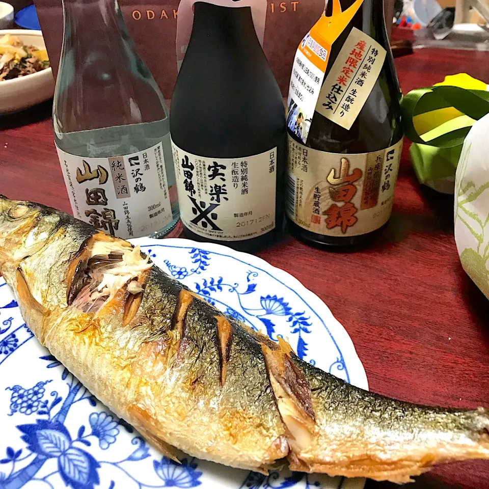 焼魚&日本酒🍶|いくさん