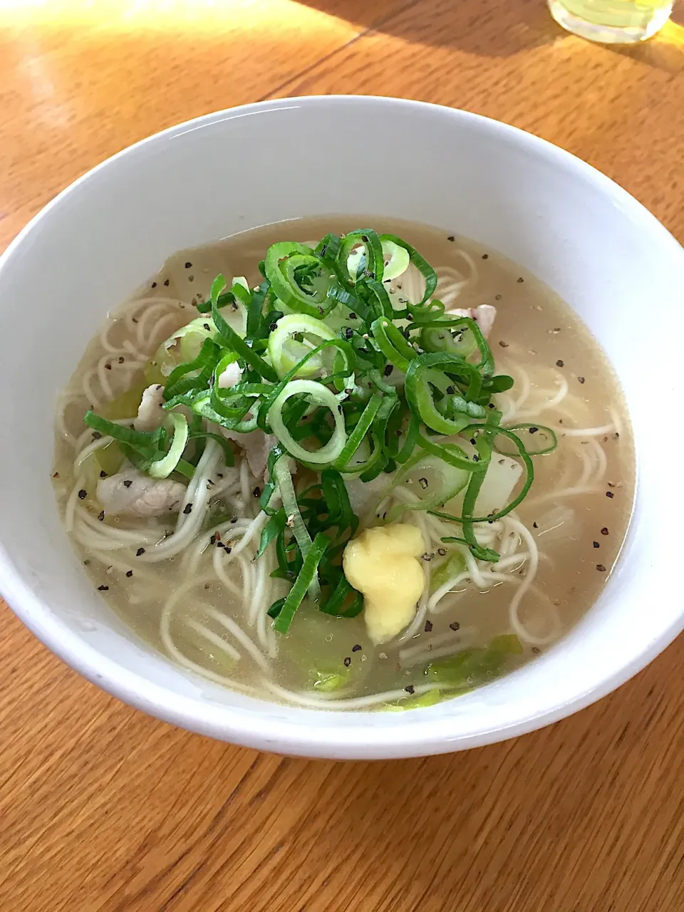 豚バラ白菜にゅうめん|まつださんさん