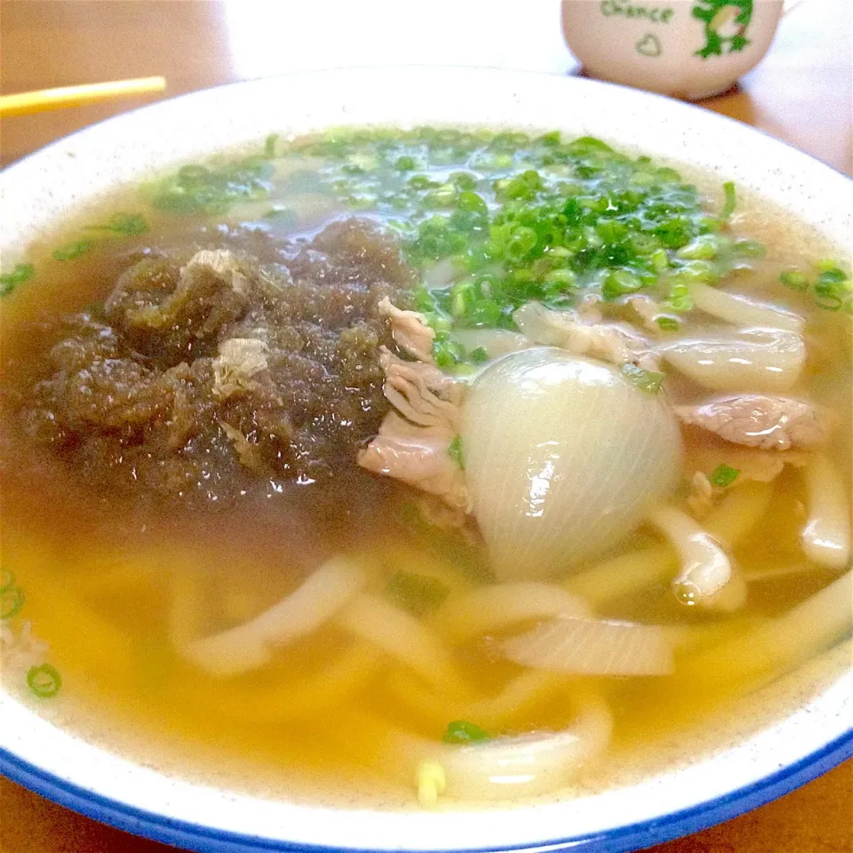 つゆだく🎵肉うどん🍲とろろ昆布もね〜🤗💕|まいりさん