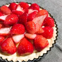 Snapdishの料理写真:🍓手作りいちごタルト🍓|Nozomiさん