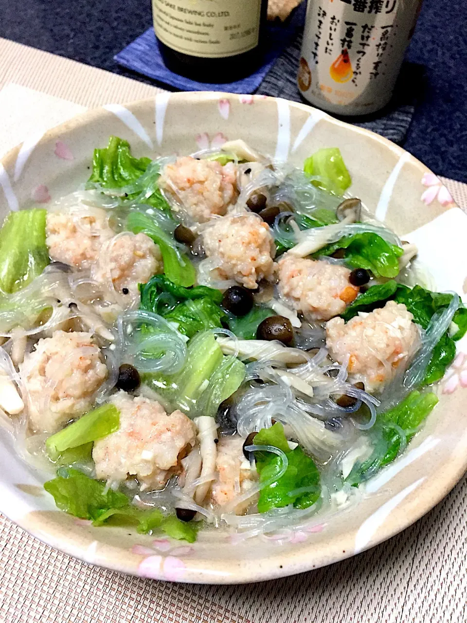 えび団子と春雨の煮込み|ほっけまんさん