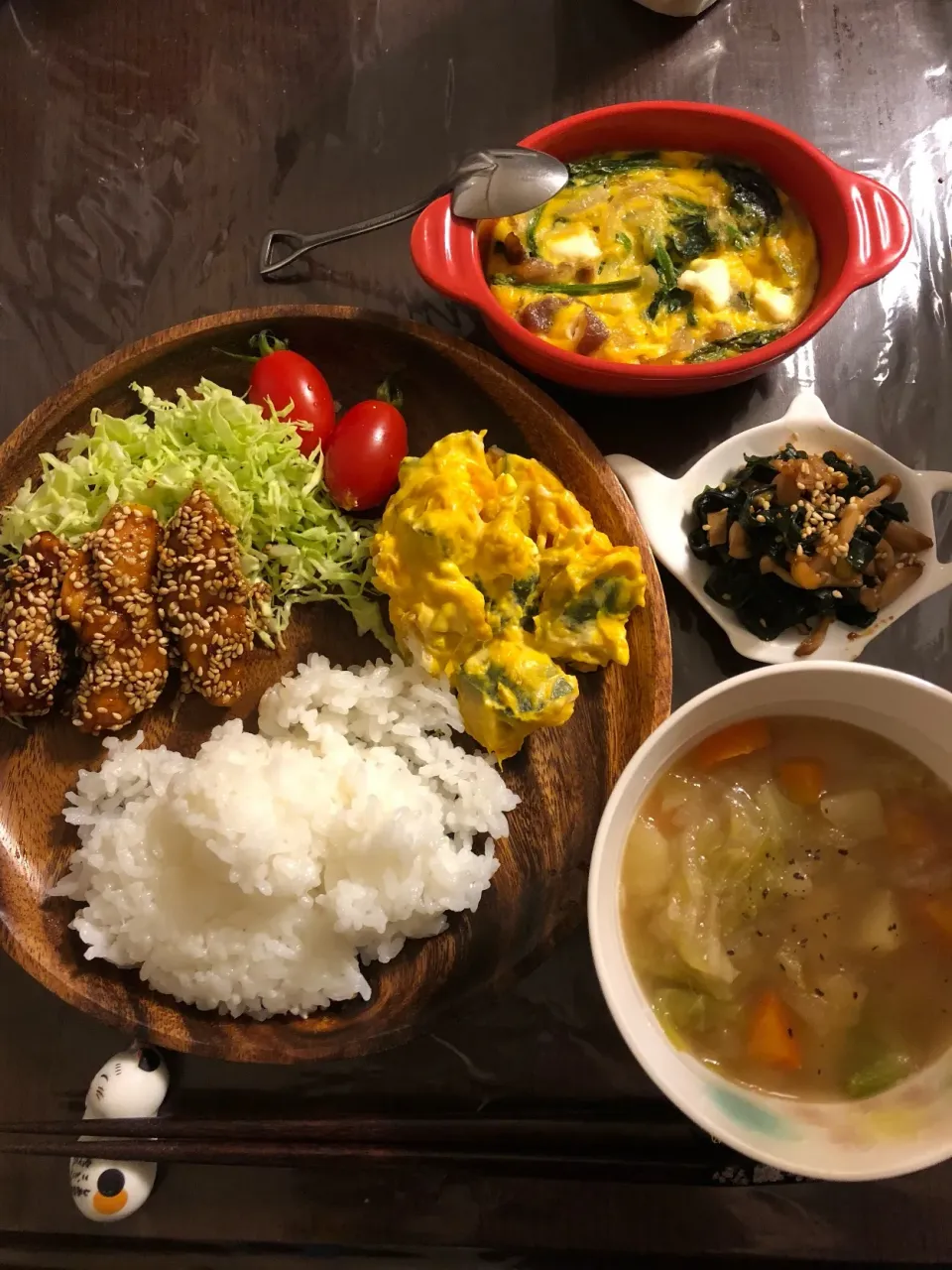 ササミの照り焼き定食|たまさん