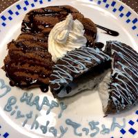 チョコミントバースデープレート