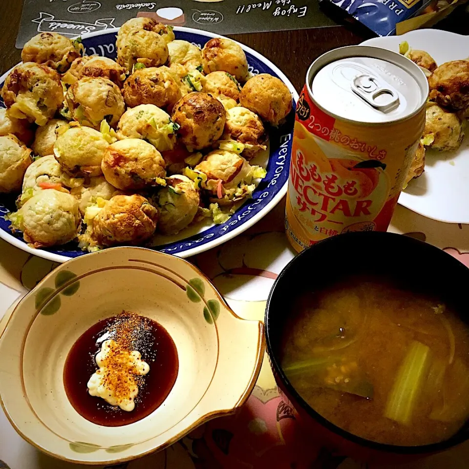 たこ焼き器で作った たこ焼き🐙|ライムさん