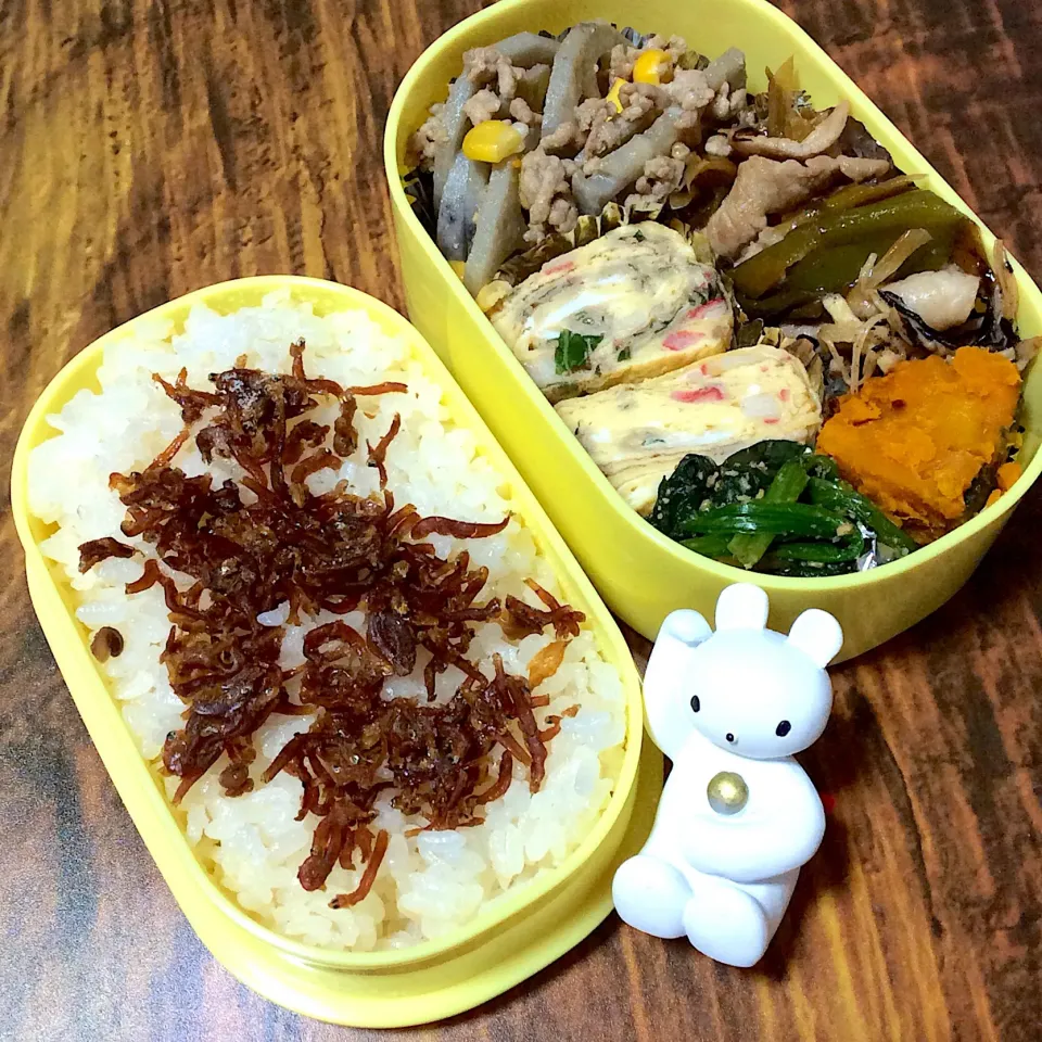 ちりめん山椒のっけ弁当🍙|夢ーテルさん