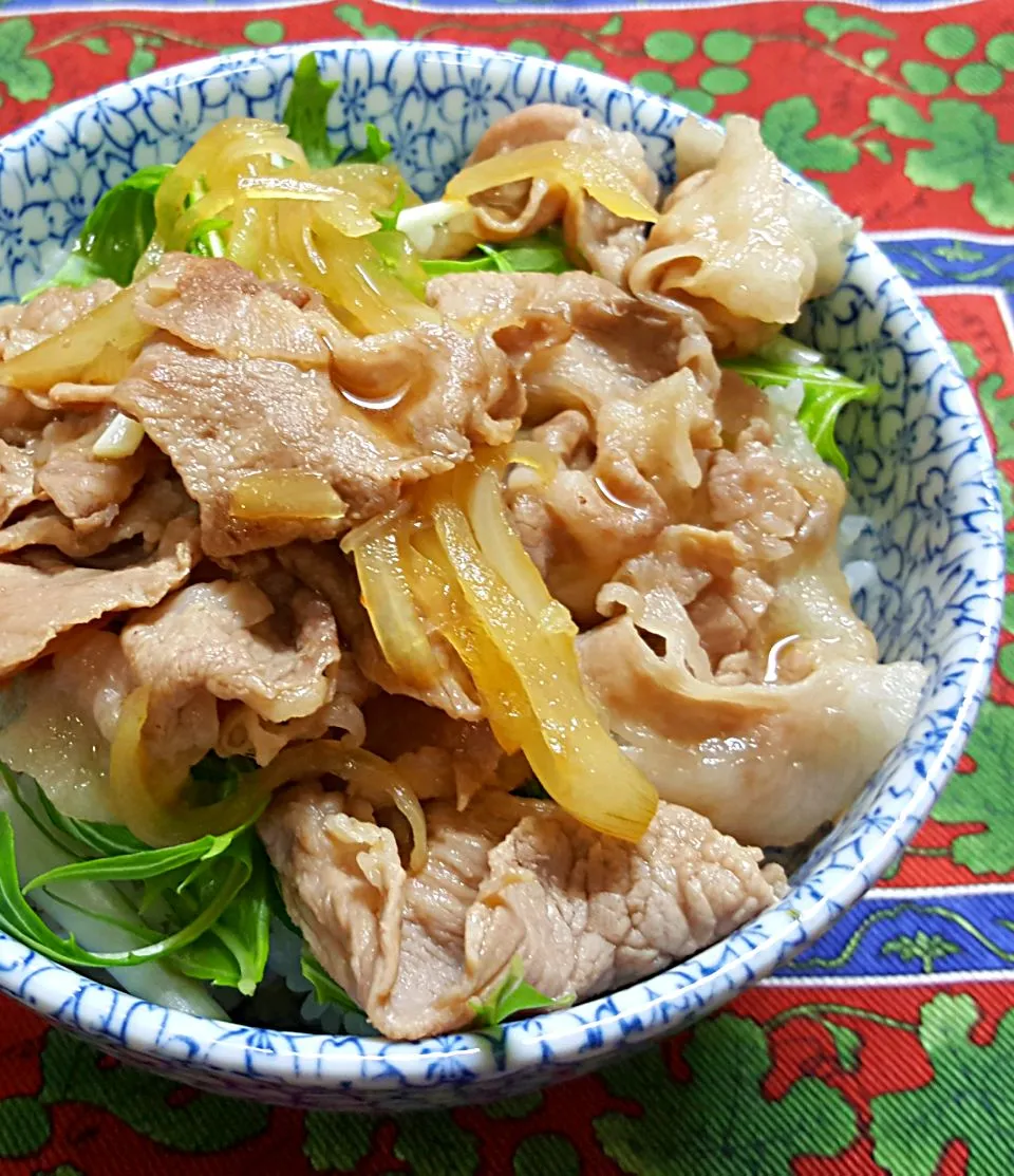 🌷甘辛な豚丼🌷　 #豚肉　 #どんぶり|Koyukiさん