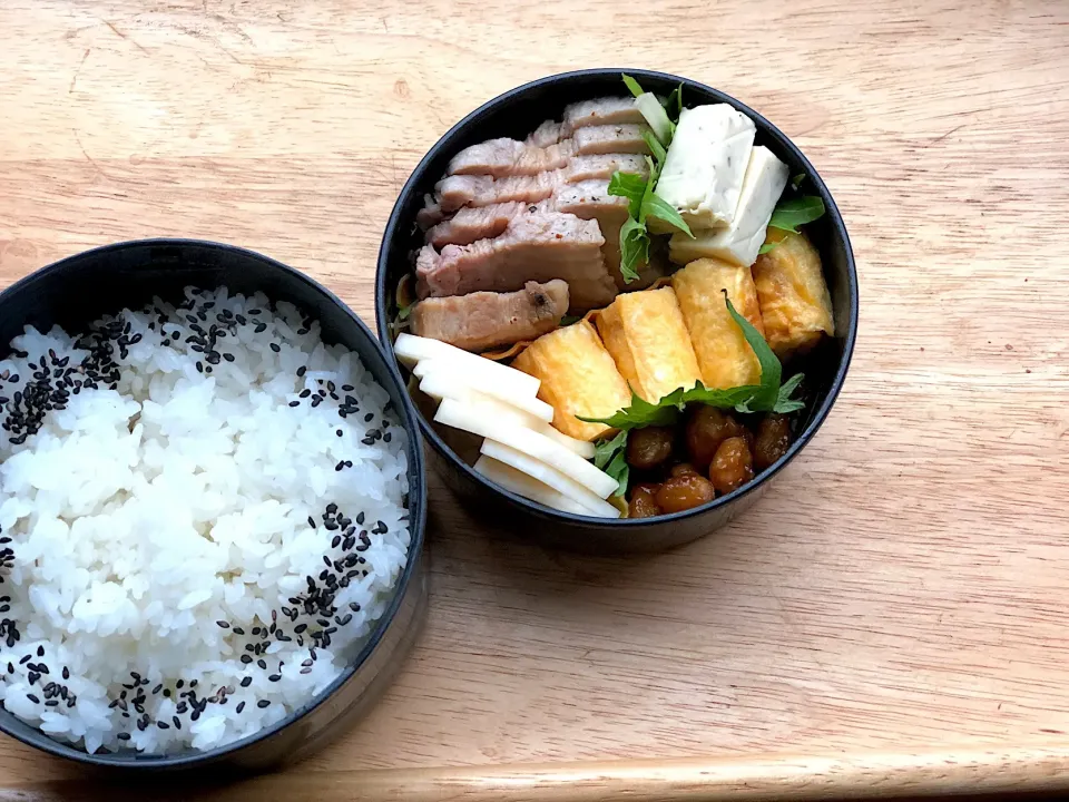 塩麹豚バラ 弁当|弁当 備忘録さん