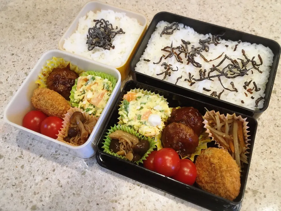 1/29 パパ弁♪ついでに私もお弁当|ikukoさん