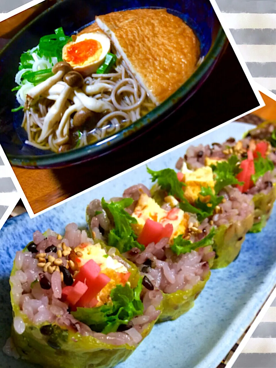 丸天蕎麦＆ライスペーパーで巻きずし|keikoさん