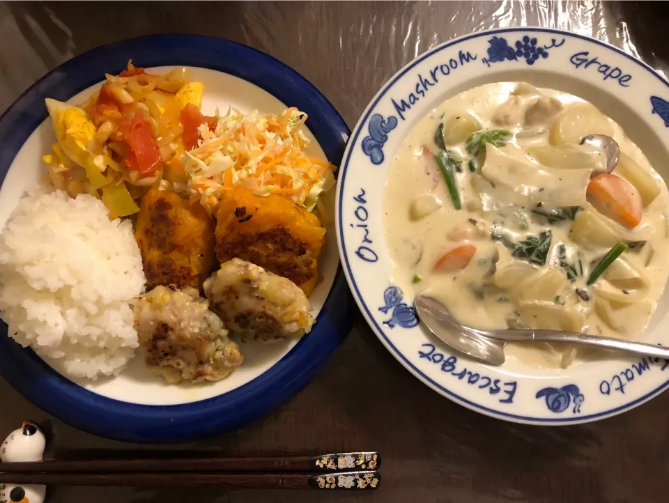 Snapdishの料理写真:今日の晩御飯🍴|たまさん