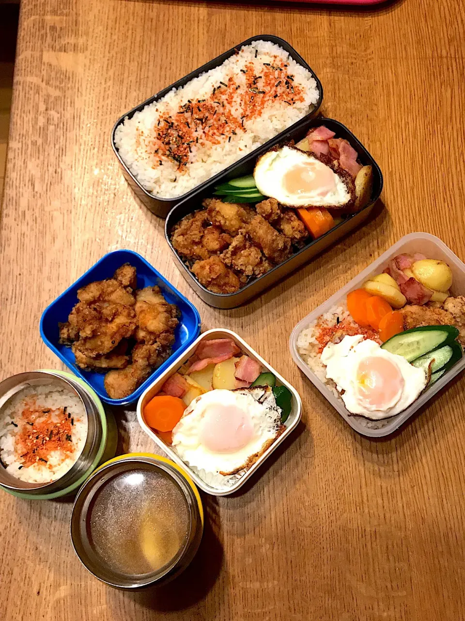 Snapdishの料理写真:家族弁当1月30日|hatabowwyomeさん