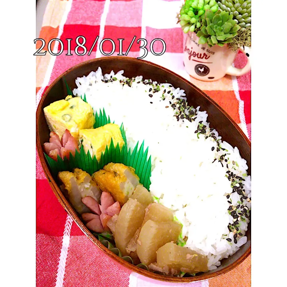 2018/01/30❤︎今日のお弁当🍱|makkkkkoさん