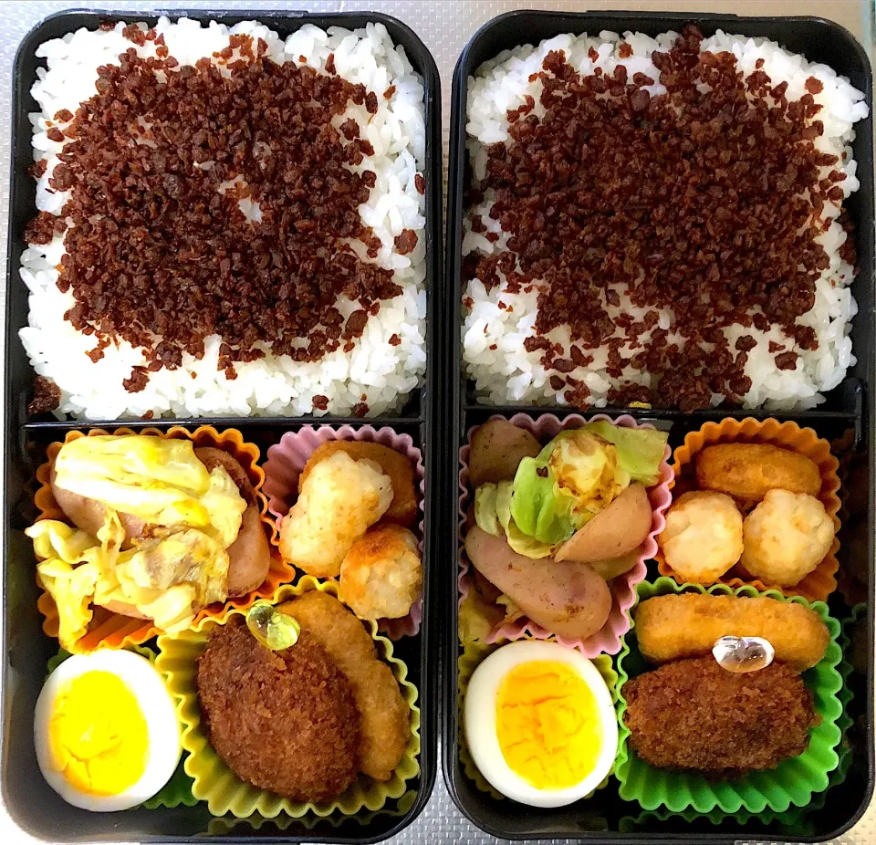 男子2人用お弁当🍱|とんちゃさん