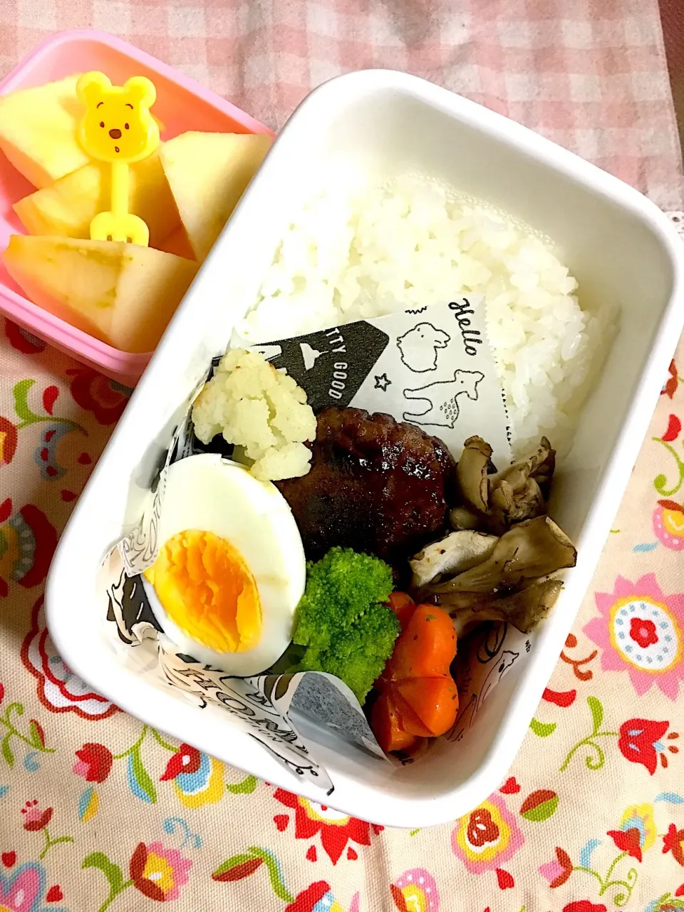 年少さん弁当99日目 #野田琺瑯  #わっぱ弁当  #年少さんお弁当  #保温庫弁当|チョコらんさん