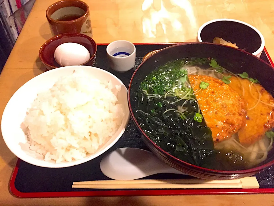 博多丸天うどん定食@神田有薫(神田)|yoooochanさん