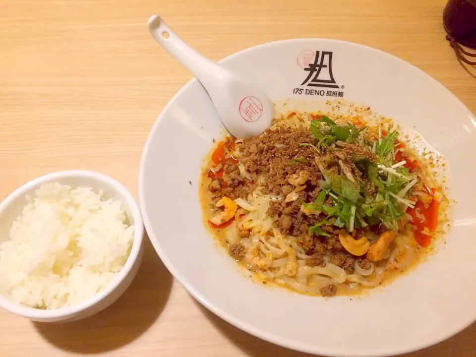 汁なし坦々麺 中盛(シビれる)＋小ごはん
@175°DENO担担麺 GINZa|morimi32さん