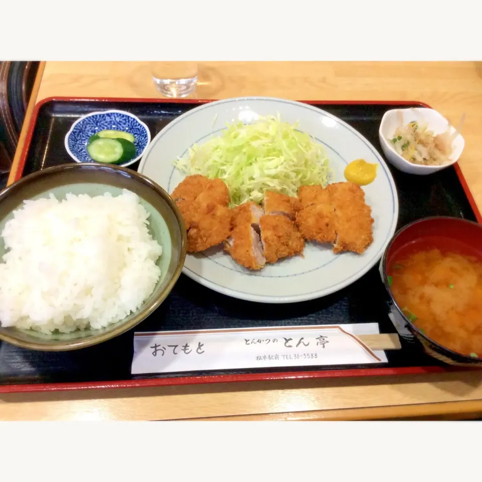 松本駅前 とん平 ヒレカツ定食|Takeshi  Nagakiさん