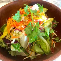 Snapdishの料理写真:Lychee and Prawn#salad|sgさん