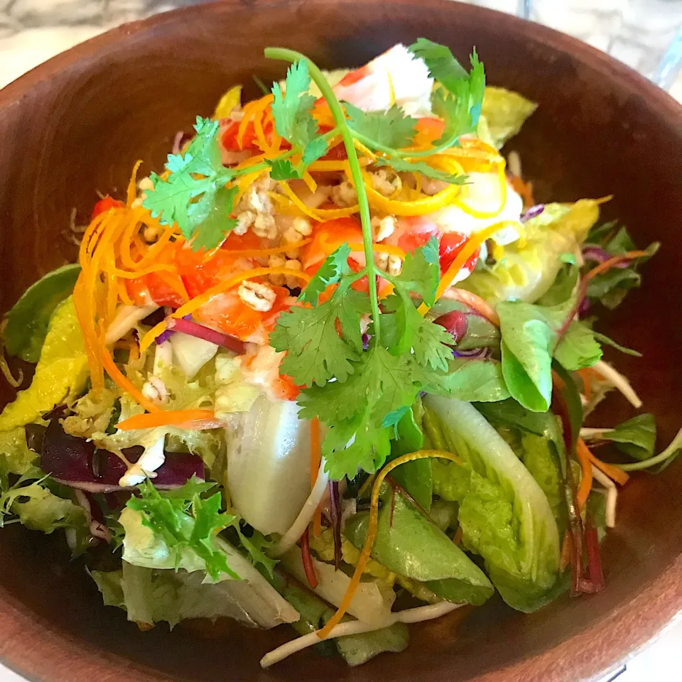 Lychee and Prawn#salad|sgさん