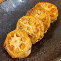 Snapdishの料理写真:蓮根のはさみ焼き|Tomokoさん