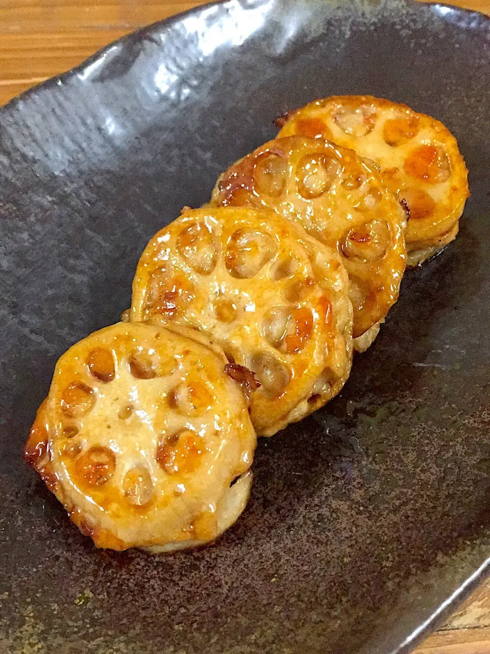 Snapdishの料理写真:蓮根のはさみ焼き|Tomokoさん