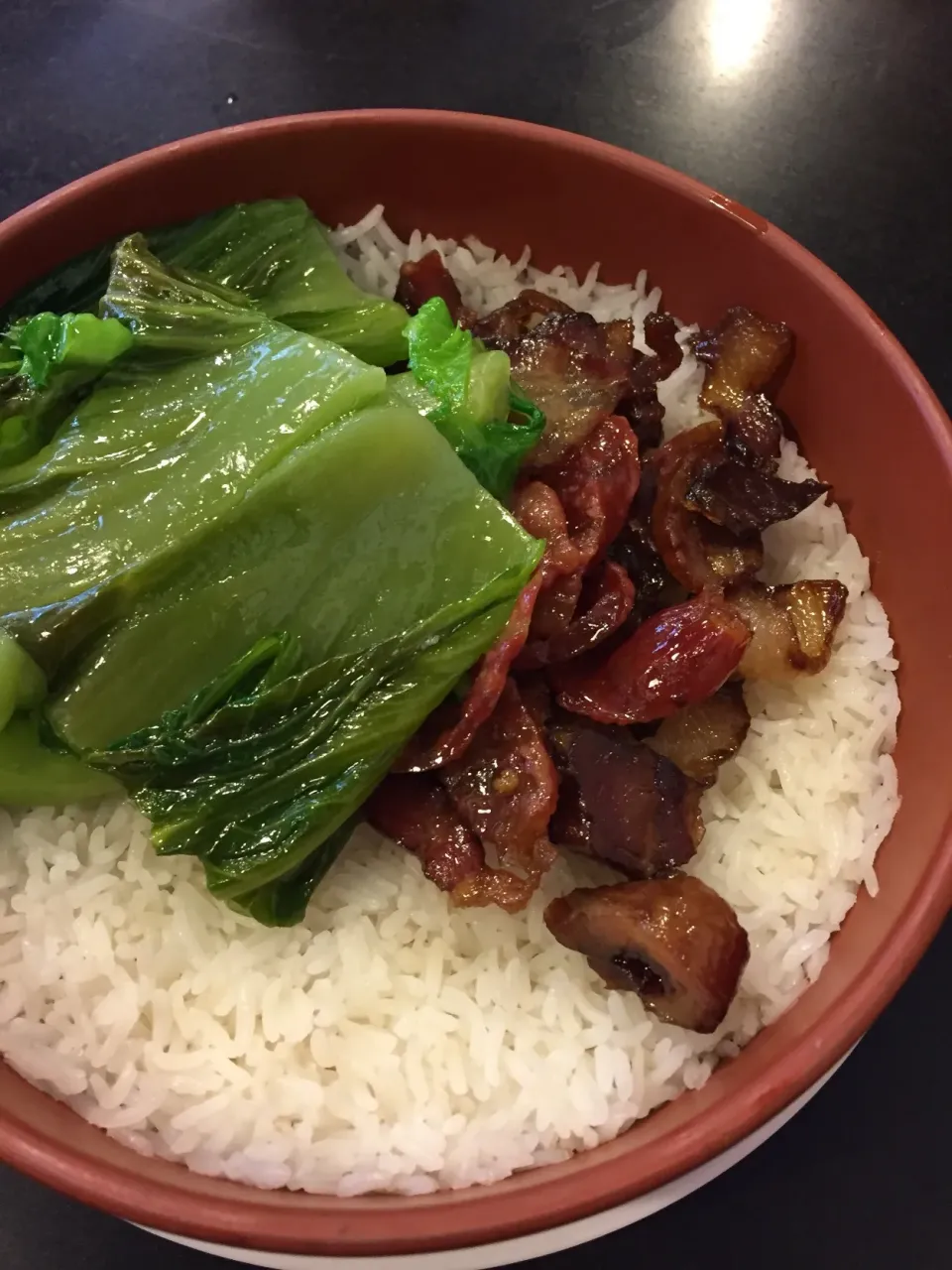 Steamed rice with waxed meats|Darren Loさん