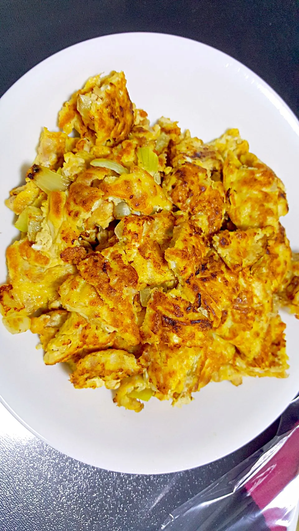 minced meat with onions omelette|rufvalさん