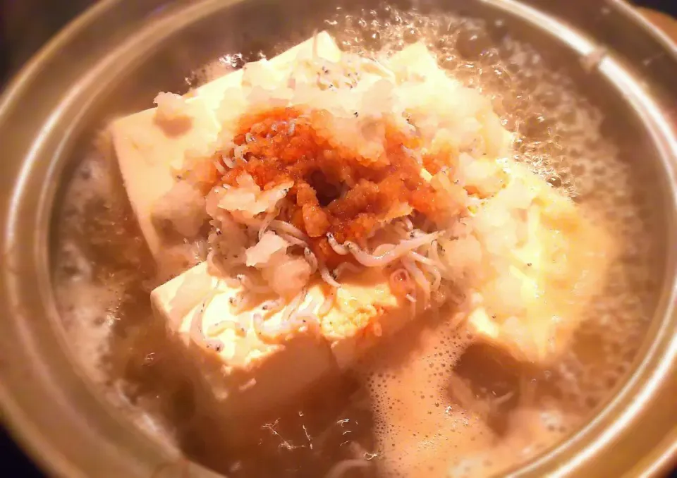 しらすおろしの湯豆腐|ひろりんさん