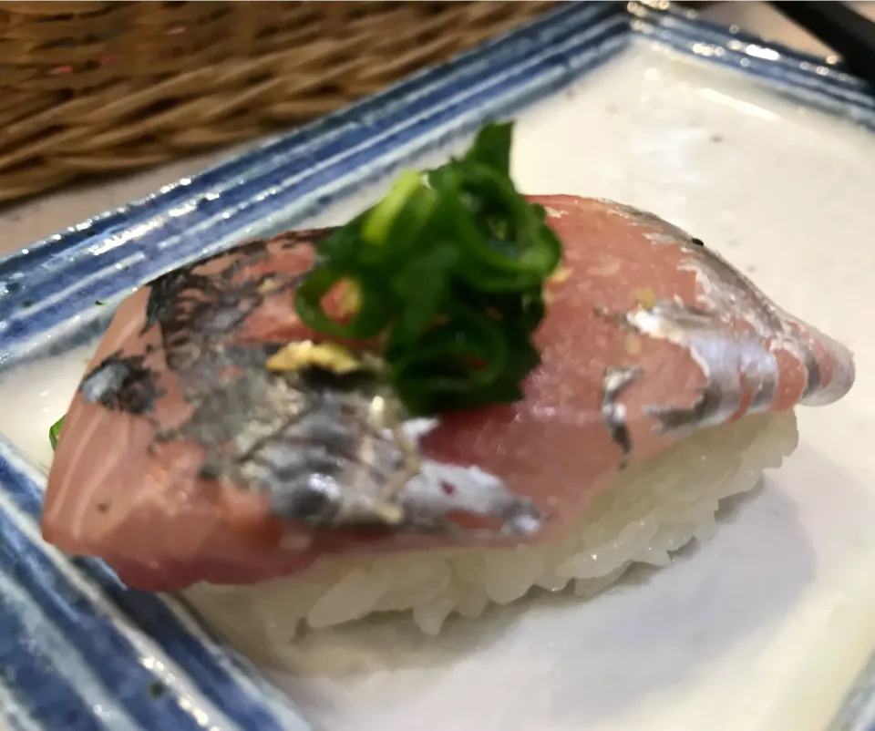 Snapdishの料理写真:鯵の握り🍣|buhizouさん