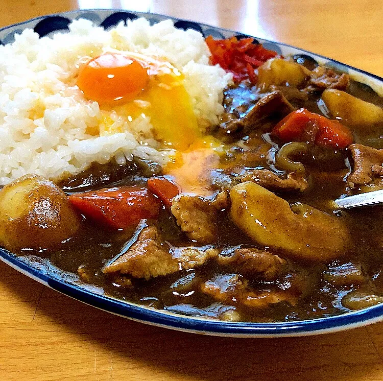 Snapdishの料理写真:至高のTKGカレー🍳🍛|ガク魁‼︎男飯さん