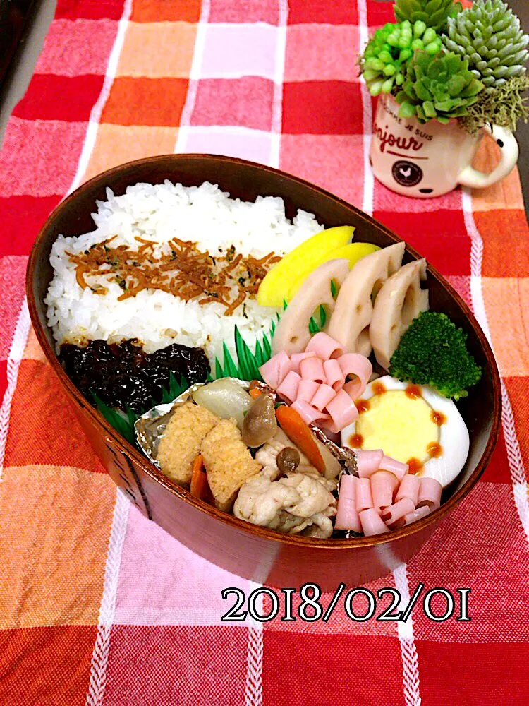 Snapdishの料理写真:2018/02/01❤︎今日のお弁当🍱|makkkkkoさん