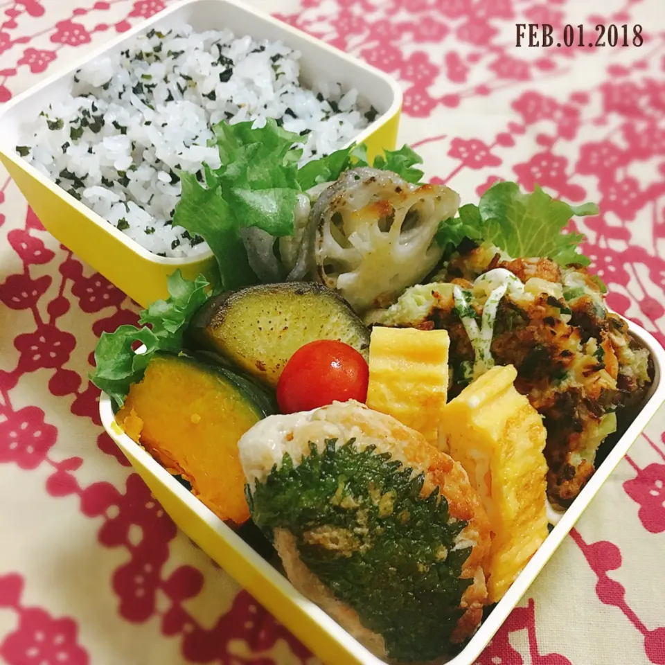 鶏むね肉 つくね弁当 #お弁当記録  #お弁当  #弁当 #つくね|momo31omomさん