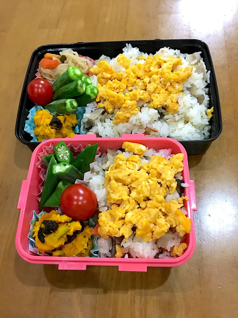 Snapdishの料理写真:2018/2/1パパ弁&高二長女弁|あくびママさん