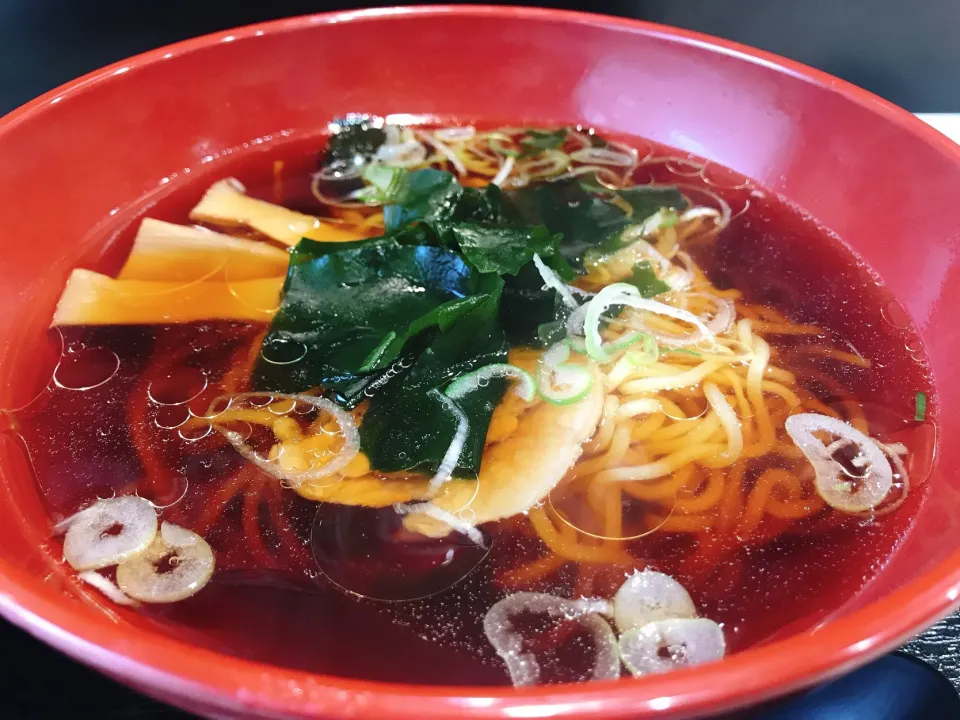 Snapdishの料理写真:ゆで太郎の390円ラーメン🍜 
和風でサッパリなのに、コクがあって美味しかったよ😊|ジイジさん