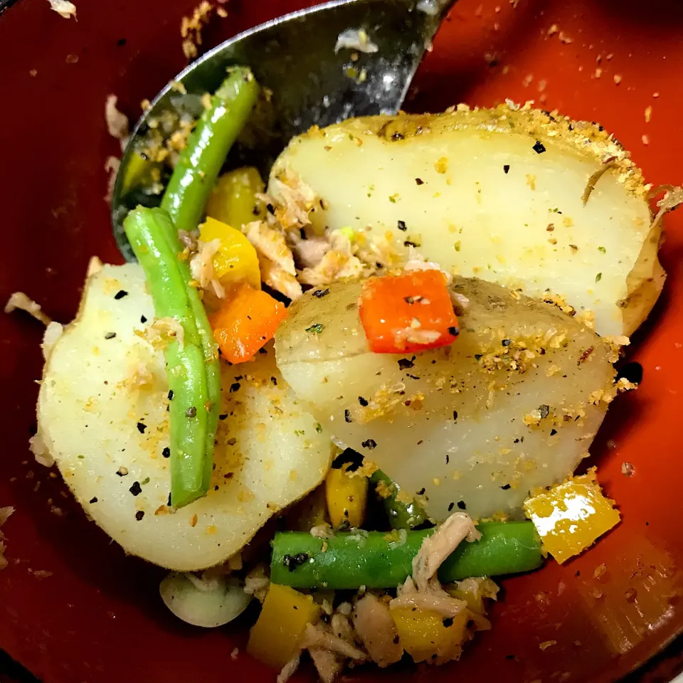 Bake potatoes and Green Bean|Food Gardenさん