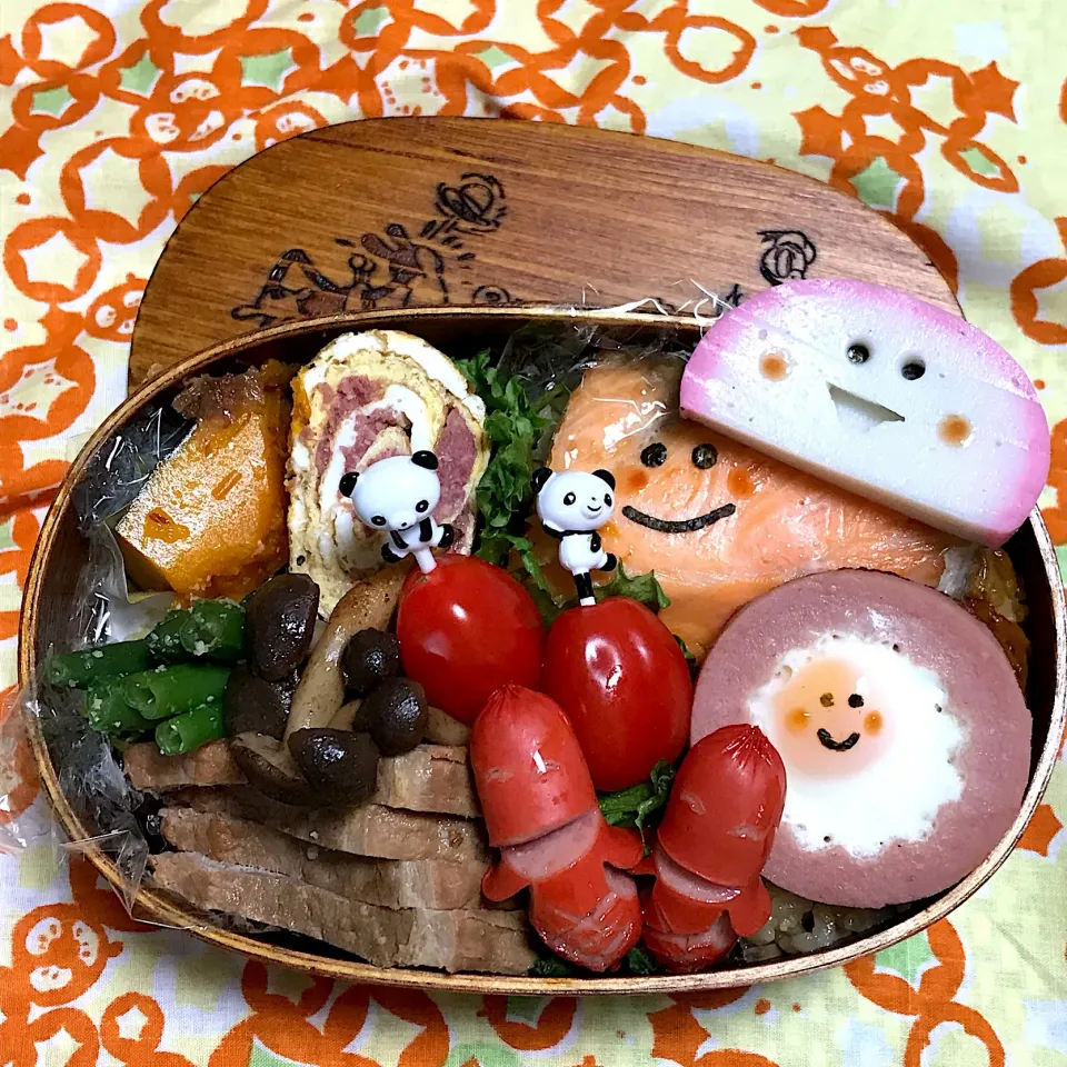 Snapdishの料理写真:2018年2月2日 オレ弁当♪|クッキングおやぢさん