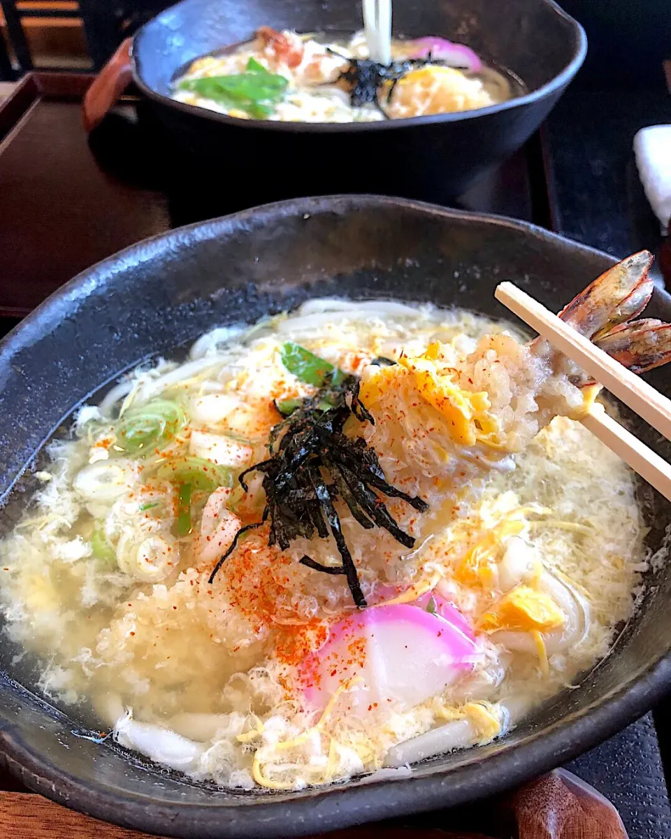 天とじうどん🍤|ゆかりさん