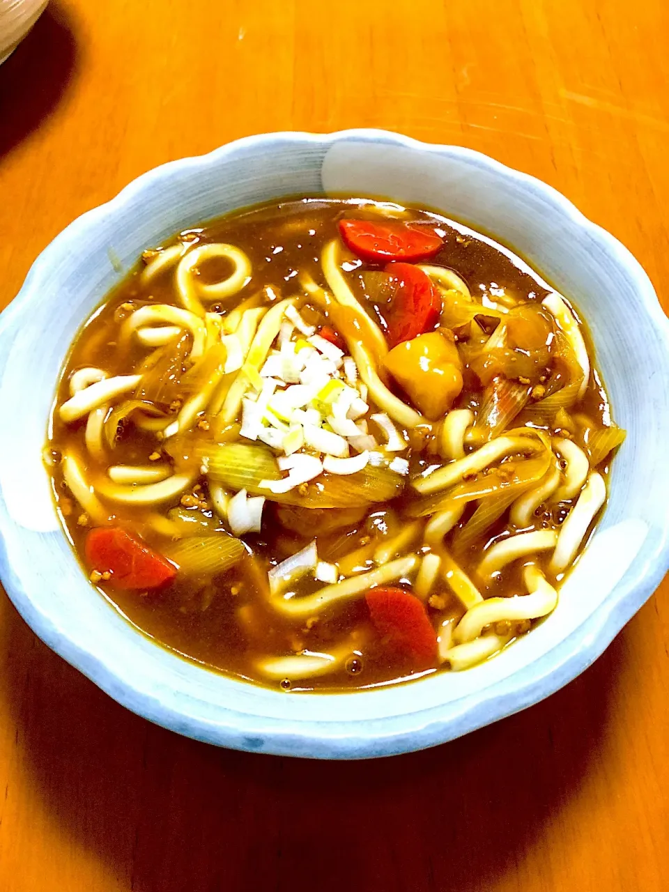 昨日の残りのカレーでカレーうどん|ツツヤンさん