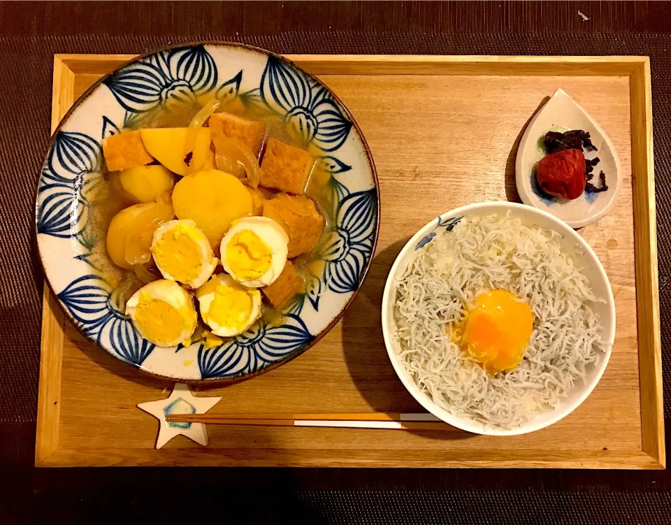 煮物&しらす丼|☆アスカ☆さん