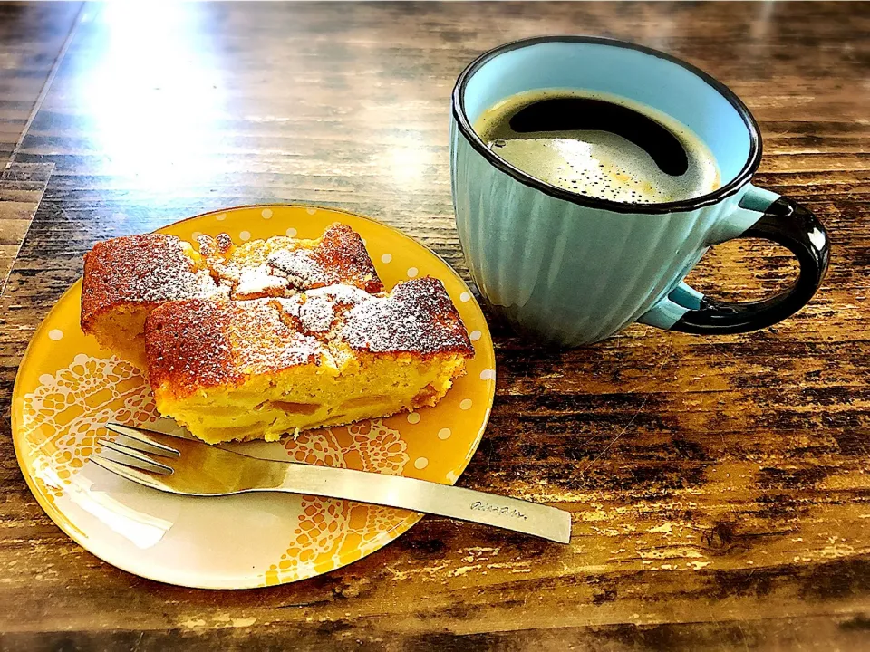 じゅごんさんの料理 おやつ♪🍎  【りんごのクリームケーキ】|パンダ母さん🐼さん