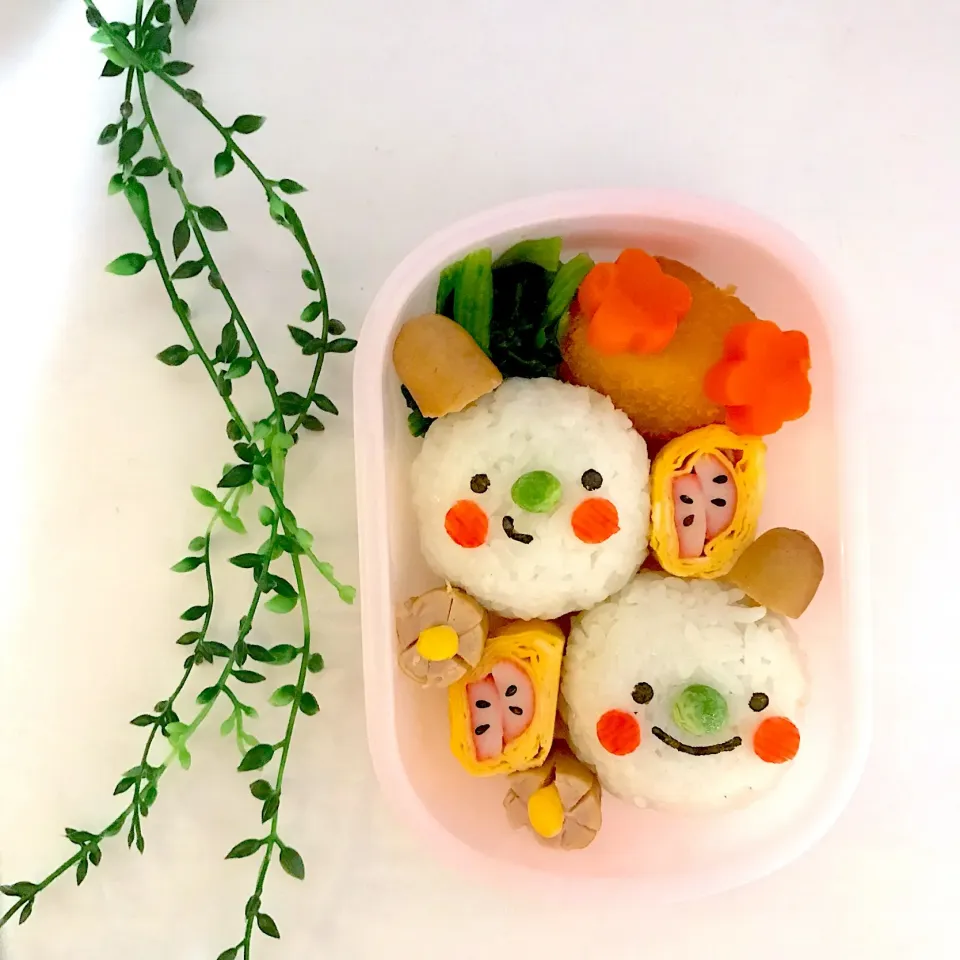 雪だるまのお弁当|ぽにょ☆さん