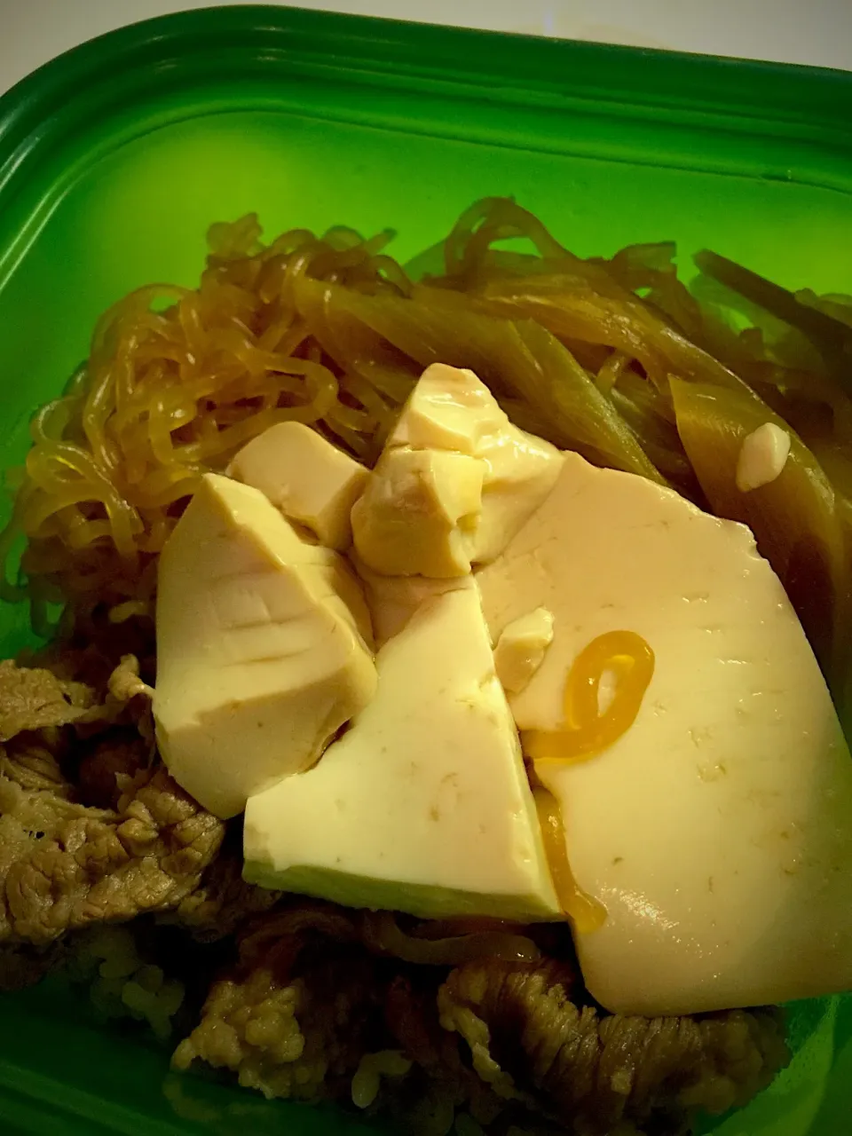 いつだったかのジップロックお弁🍱 牛すき丼
 #本日のお弁当|BUBUさん