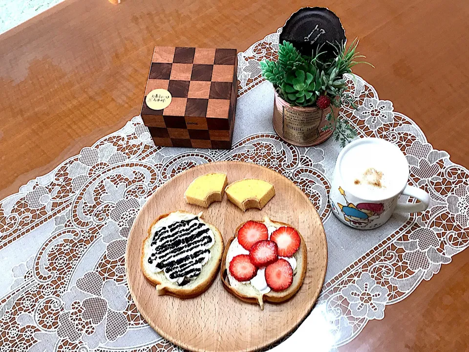 休日の朝ごはん❤️|makoさん