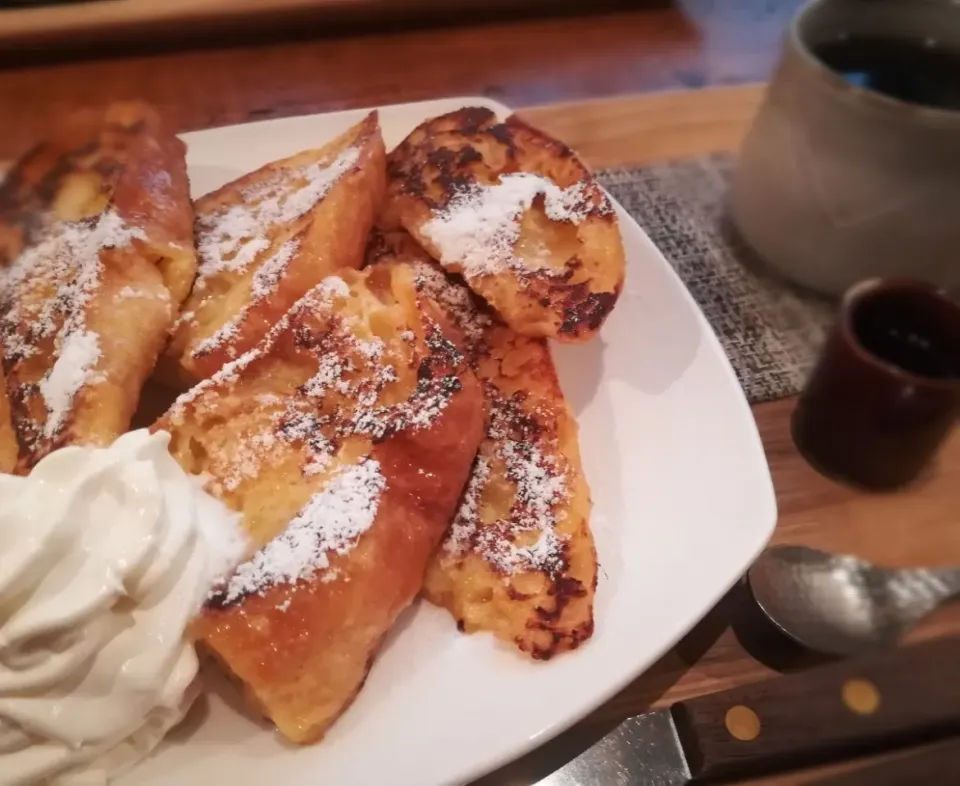 メープルフレンチトースト＆コーヒー|ヴェローナのパン屋さんさん