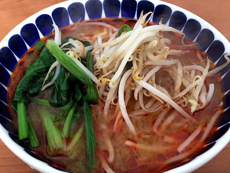 旦那さんによる自宅で仙台辛味噌ラーメン♡|くーさんさん