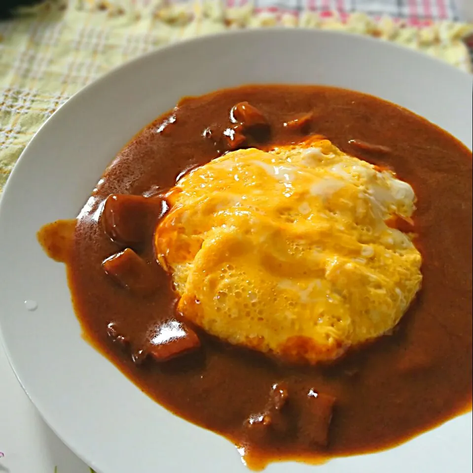 カレーのオムライス💕|ちぇさん