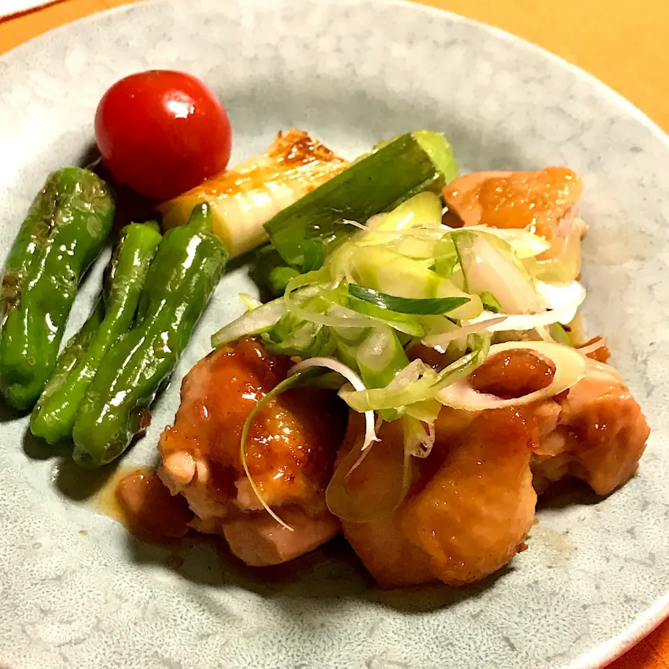 鶏肉のひとくち梅照焼き|ゼニコさん